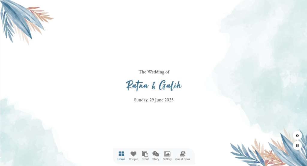 Undangan Pernikahan Online Seremoni