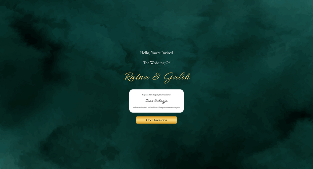 Undangan Pernikahan Online Seremoni